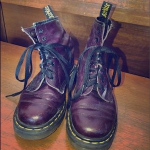 Dr. Martens Purple 1460 boots